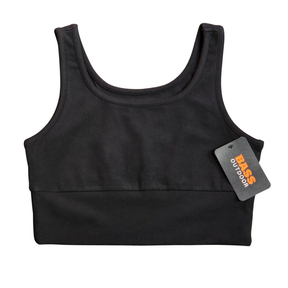 NWT | Bass Outdoor Black High-Performance Sports Bra | Racerback | Size Medium
